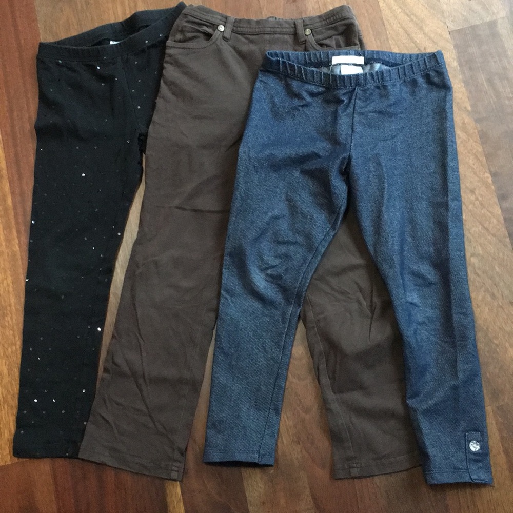 3 pair knit pants/leggings
